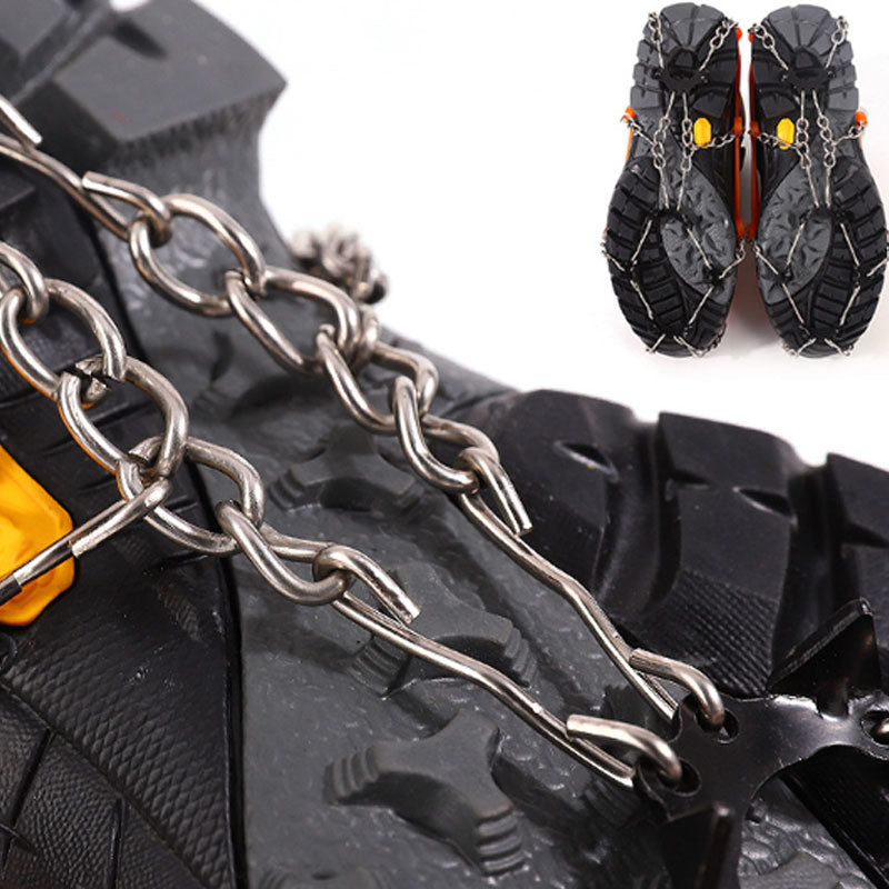 Rutschfeste Outdoor-Steigeisen für Wanderstiefel und -schuhe
