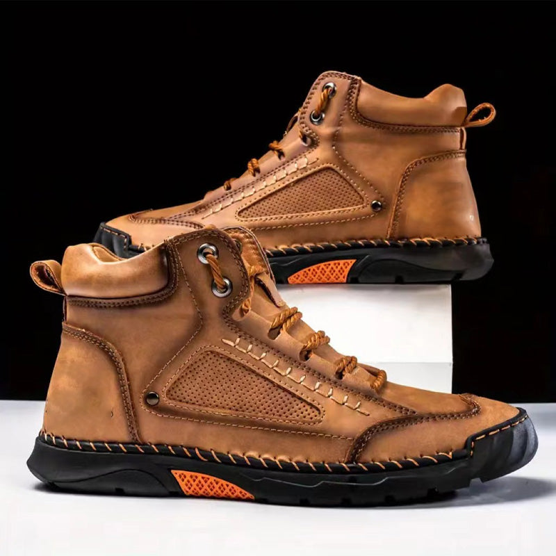 StyleFlat™ – Handbestickte Herren-Stiefeletten | 50% RABATT