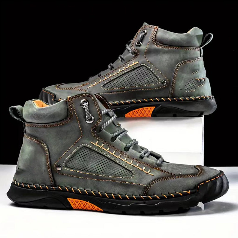 StyleFlat™ – Handbestickte Herren-Stiefeletten | 50% RABATT
