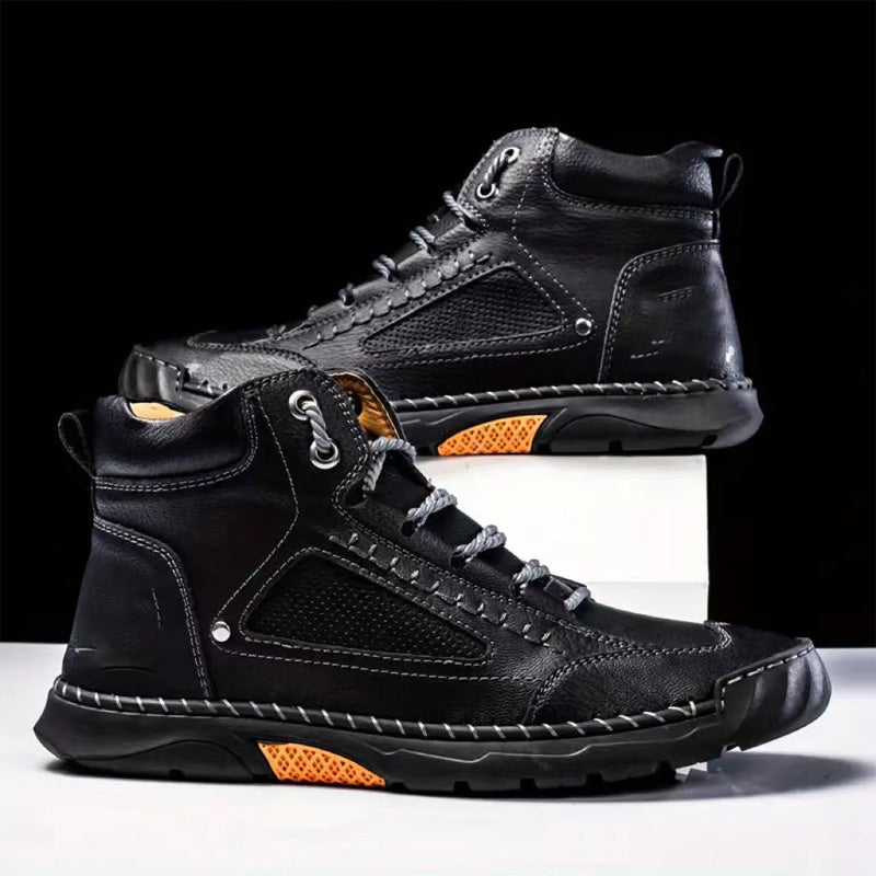 StyleFlat™ – Handbestickte Herren-Stiefeletten | 50% RABATT
