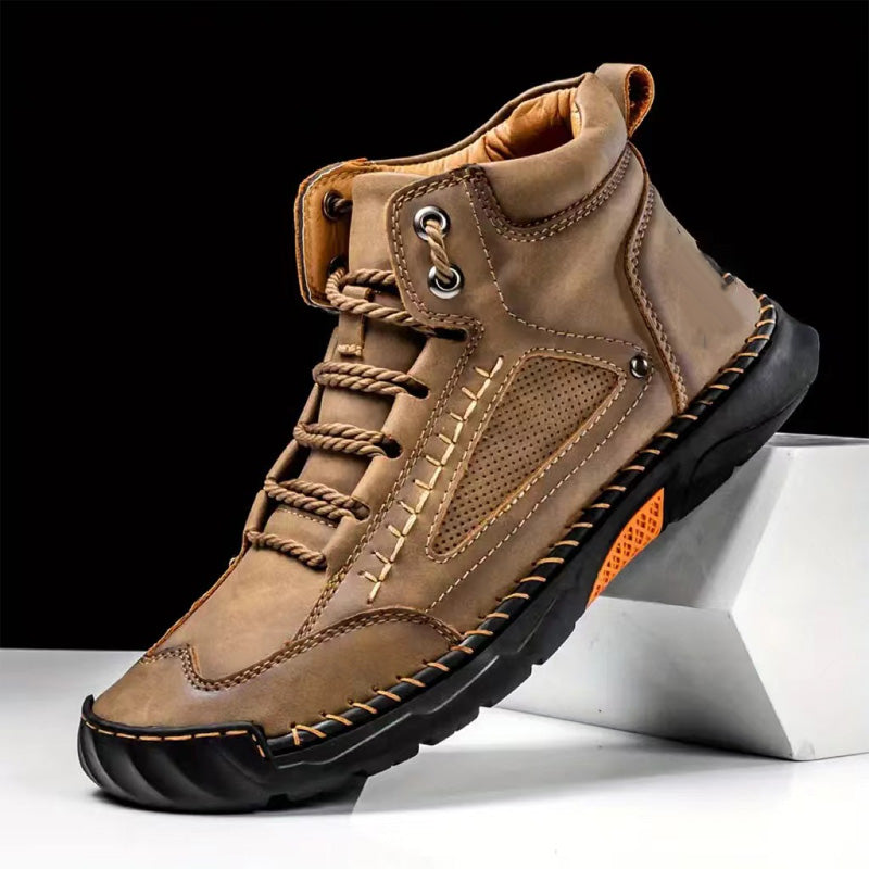 StyleFlat™ – Handbestickte Herren-Stiefeletten | 50% RABATT