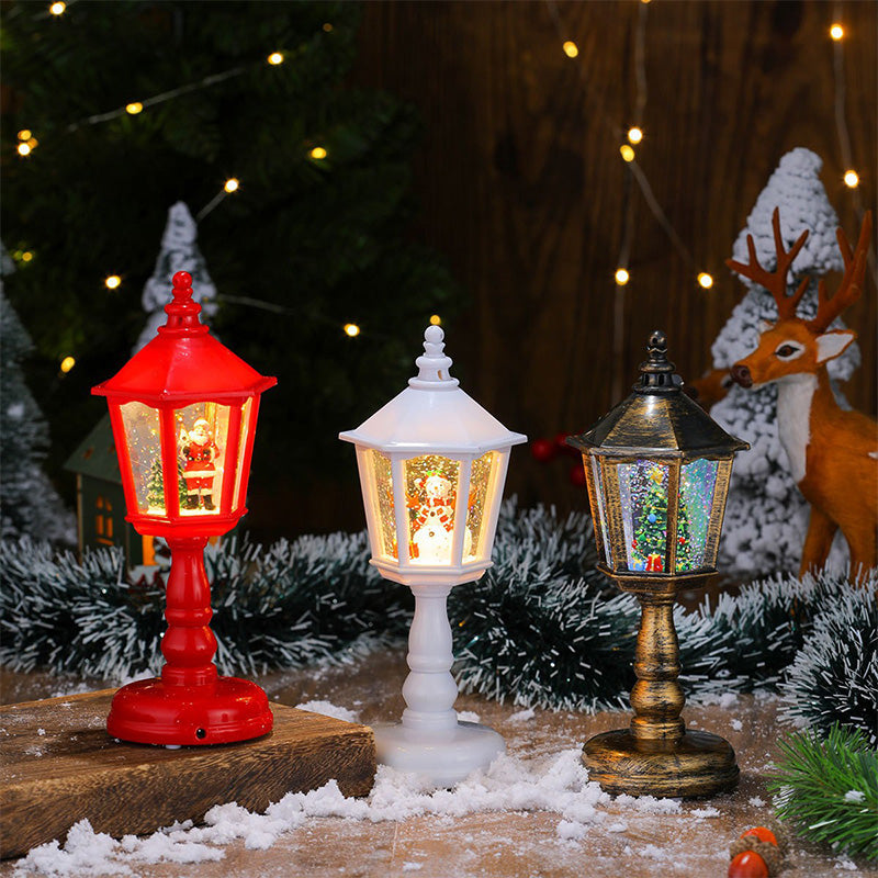 NordicGlow – Weihnachtslichter-Schneenachtlicht mit Musik