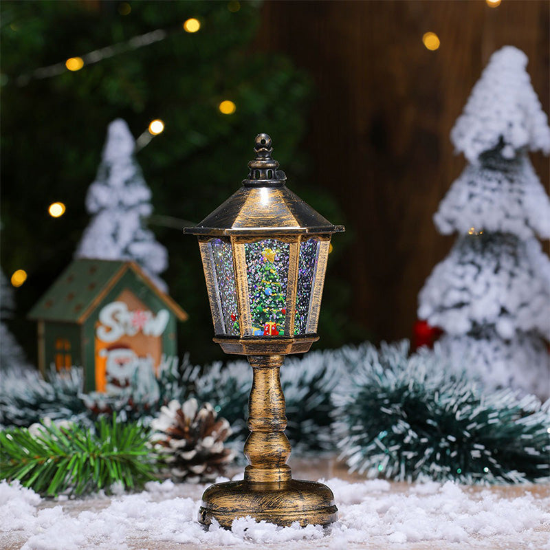 NordicGlow – Weihnachtslichter-Schneenachtlicht mit Musik