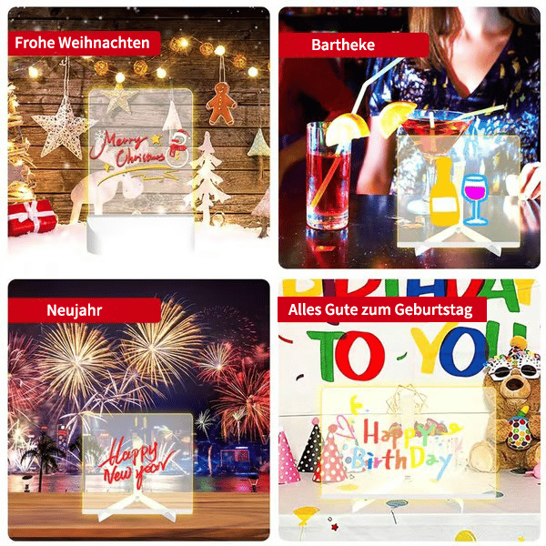 LumiNote – Wiederbeschreibbare LED-Tafel