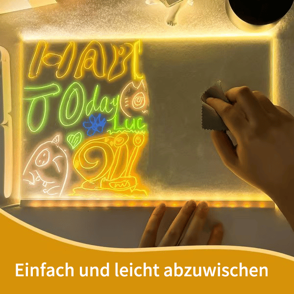 LumiNote – Wiederbeschreibbare LED-Tafel