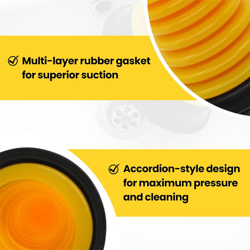 Mini Waschbecken Plunger - Starke Saugkraft & Ergonomisches Design