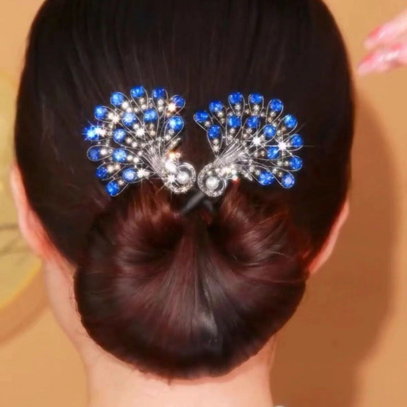 Vintage Haaraccessoire - Exquisites Pfauendesign für Eleganz und Stil