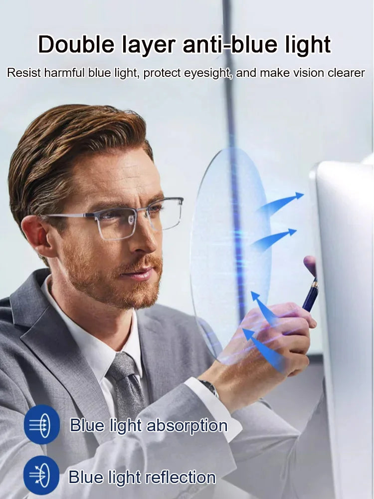 Ultra Leichte Anti-Blau Presbyopie-Brille | 1+1 GRATIS
