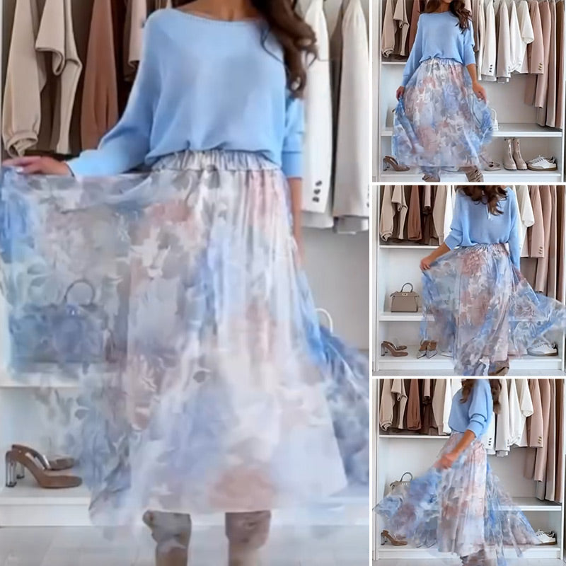 Jella Set - Eleganter Tüllrock mit Verspielter Schleife