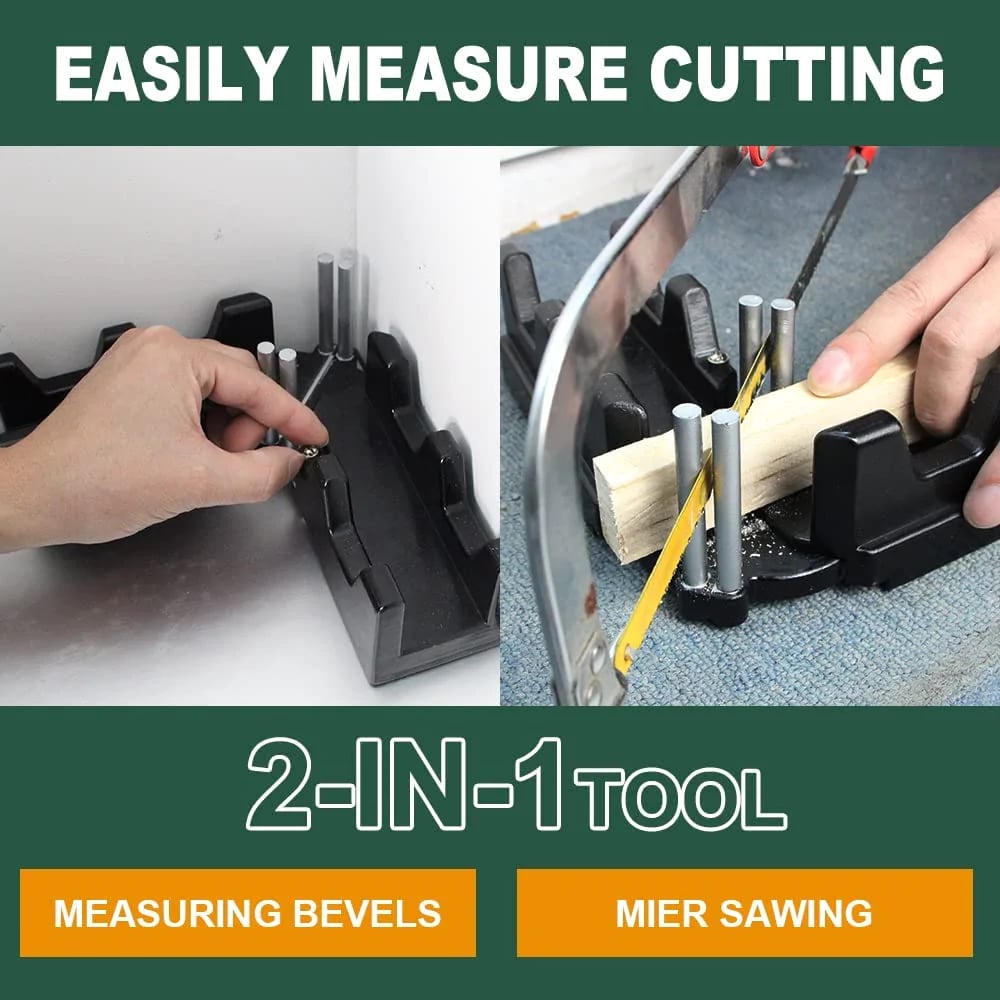 AnglePro – 2-in-1 Mess- & Gehrungssägen-Werkzeug