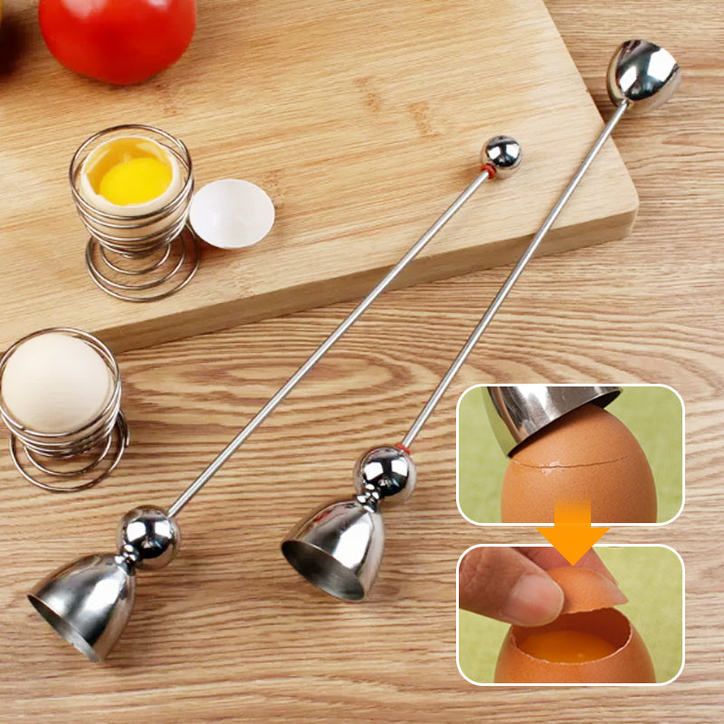 EggMaster™ – Eieraufschneider aus Edelstahl | 1+2 GRATIS