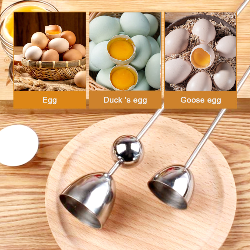 EggMaster™ – Eieraufschneider aus Edelstahl | 1+2 GRATIS