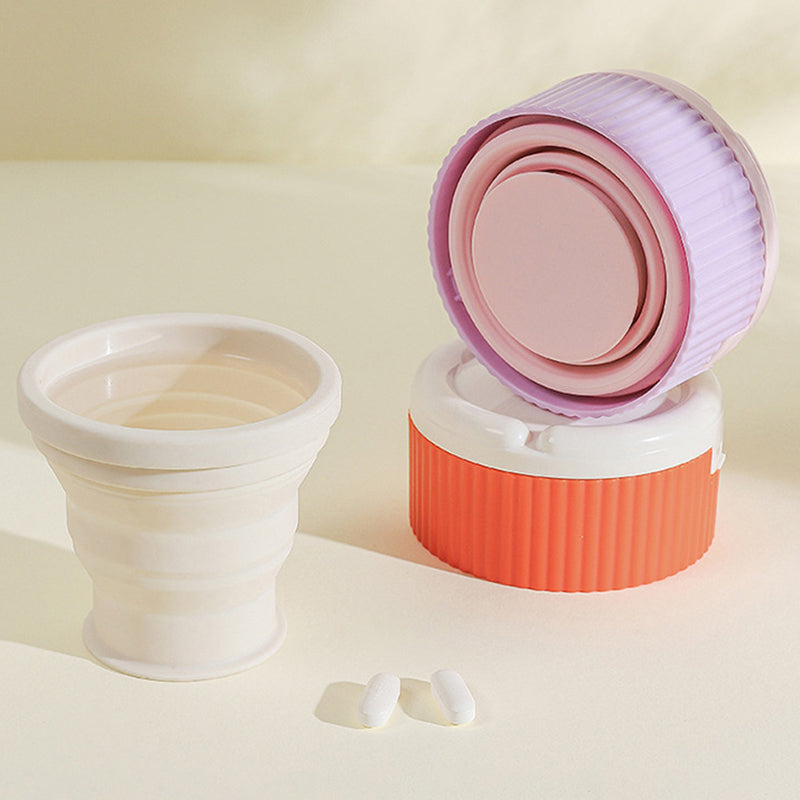 SipnStash™ – Pillenbox - Immer Wasser & Medikamente griffbereit | 1+2 GRATIS