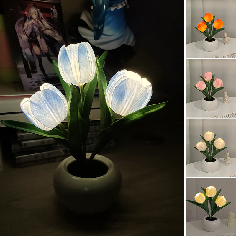 LumaBloom – LED Tulpen Nachtlicht-Tischlampe