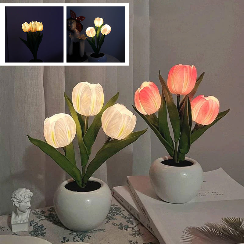 LumaBloom – LED Tulpen Nachtlicht-Tischlampe