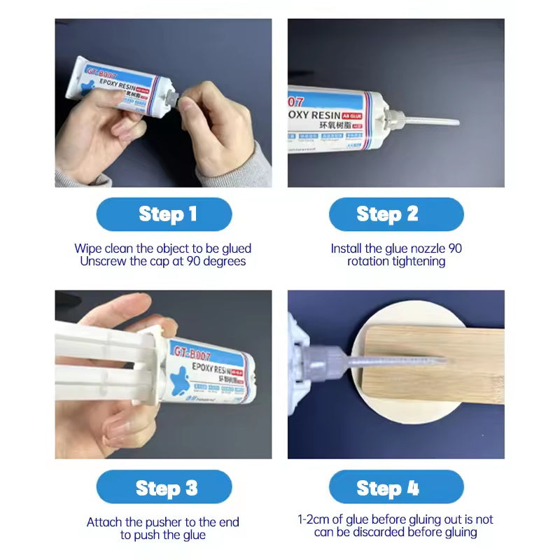 Zweikomponentiger Epoxidharzklebstoff Stärke | 1+1 GRATIS