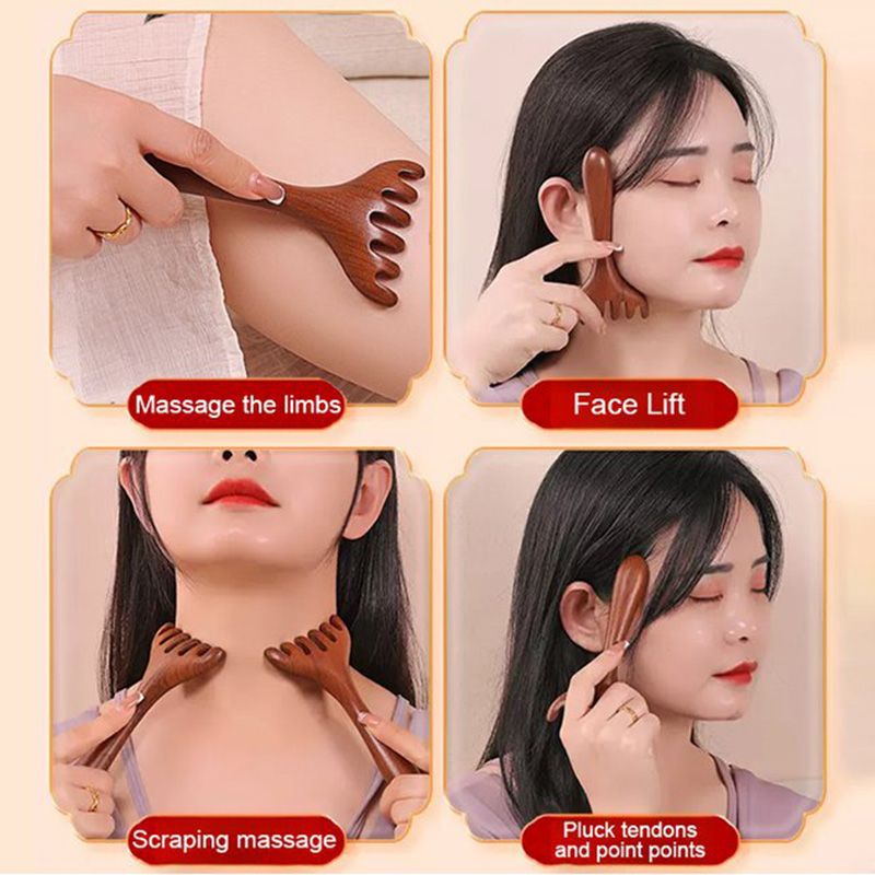 ChiClaw™ Kopfhaut-Massagekamm Mit 6 Zinken | 1+1 GRATIS
