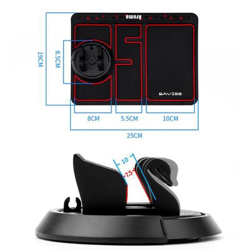 CarMate – 4-in-1 Anti-Rutsch-Auto-Matte mit Handyhalter | 1+1 GRATIS