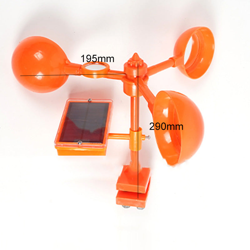 Vogelscheuchen-Reflektor & Windmaschine mit Sound