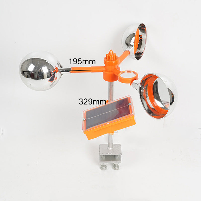 Vogelscheuchen-Reflektor & Windmaschine mit Sound