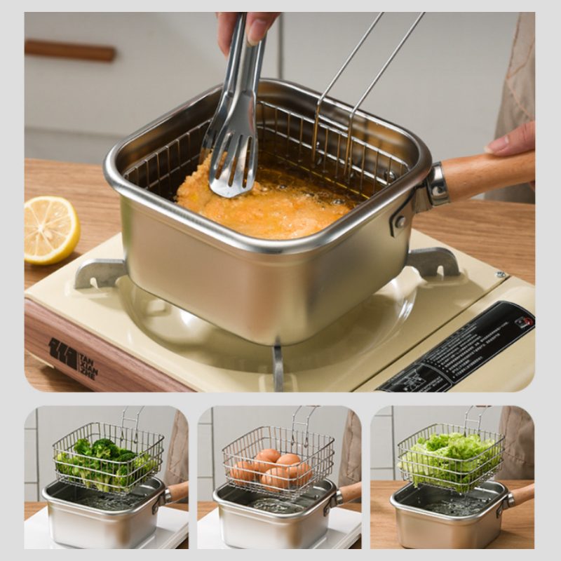 CookMaster™ – Edelstahlherd und Fritteuse