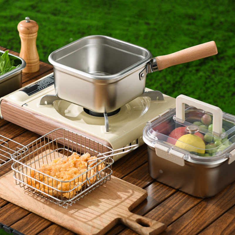 CookMaster™ – Edelstahlherd und Fritteuse