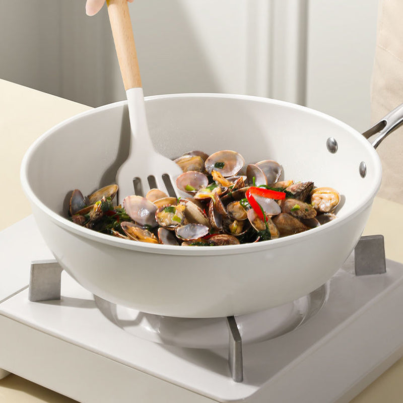 GiftChoice – Weißer Keramik Antihaft-Kochtopf
