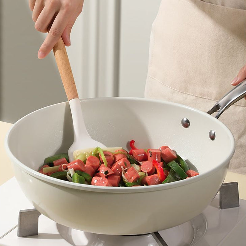 GiftChoice – Weißer Keramik Antihaft-Kochtopf