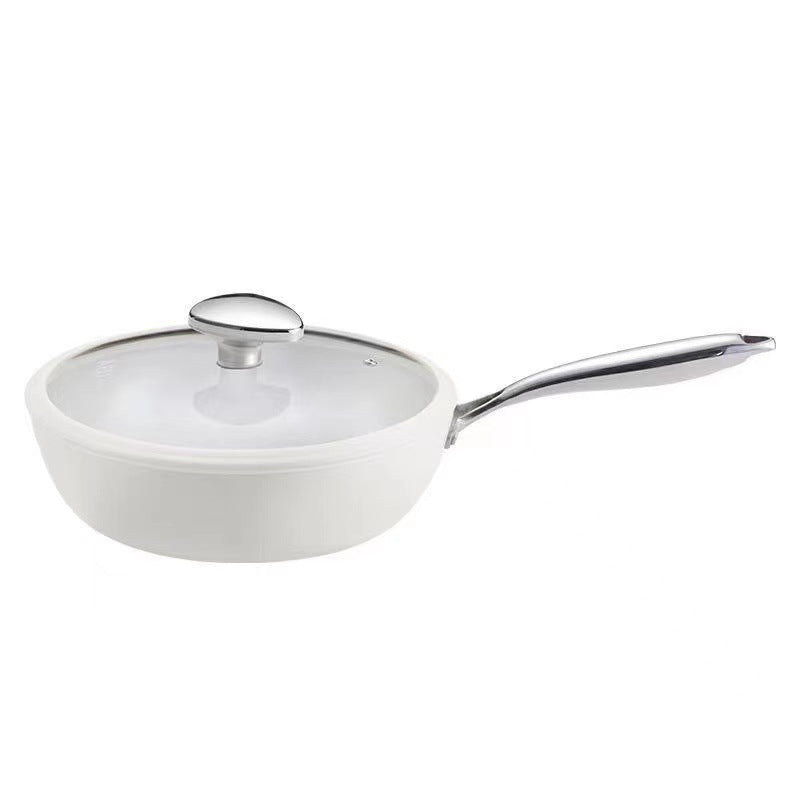 GiftChoice – Weißer Keramik Antihaft-Kochtopf