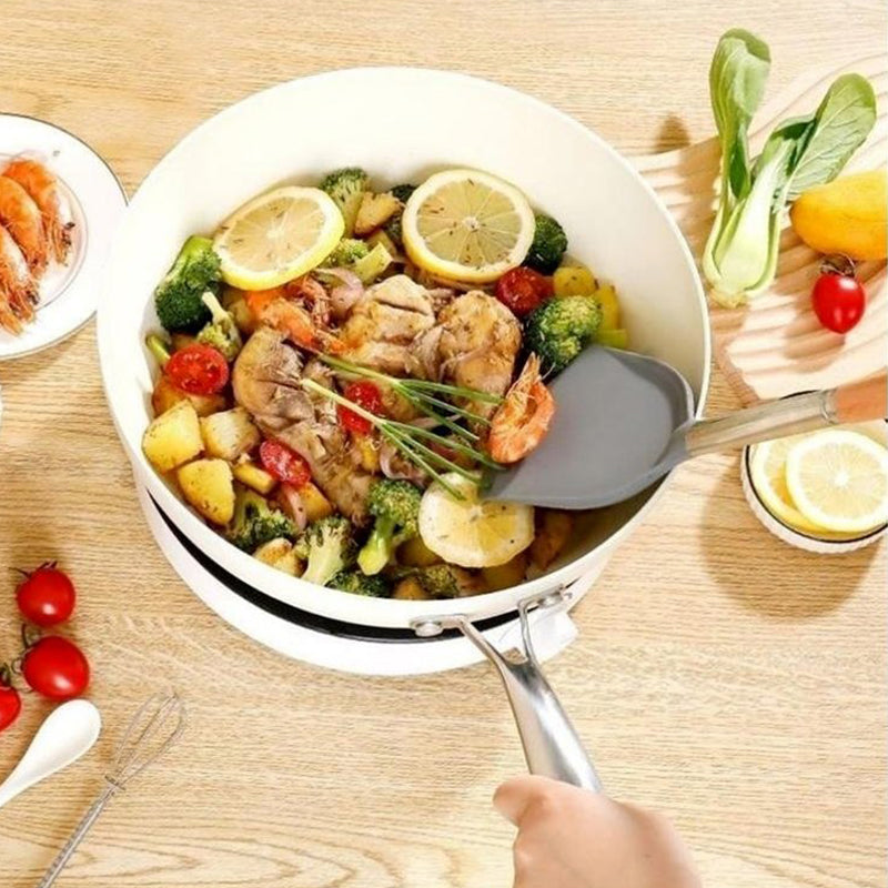 GiftChoice – Weißer Keramik Antihaft-Kochtopf