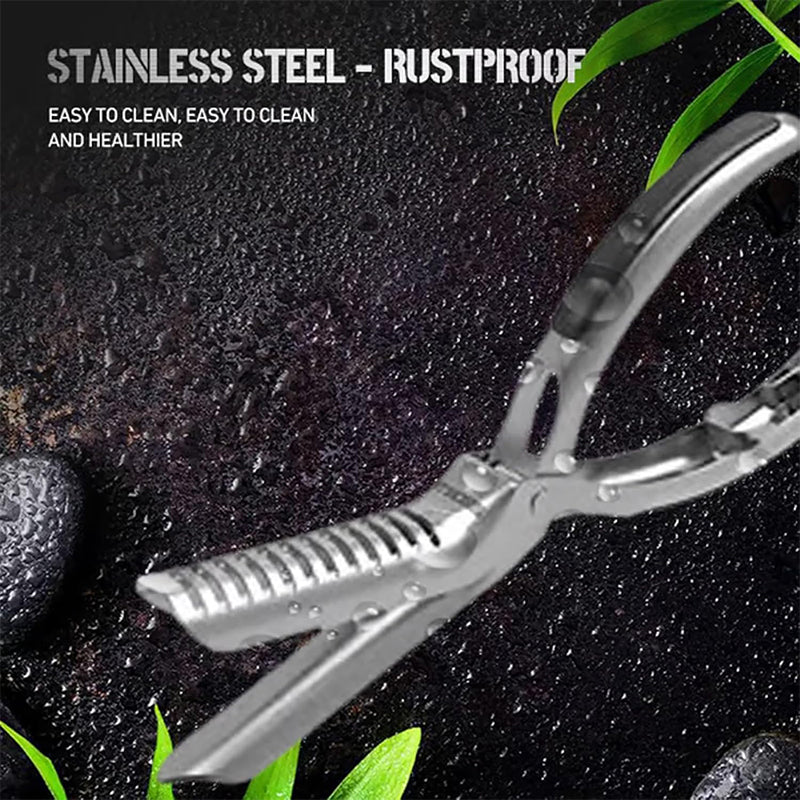 GrillMasterPro™ BBQ-Zange aus Edelstahl – Perfekter Griff für Rippchen & mehr | 1+1 GRATIS