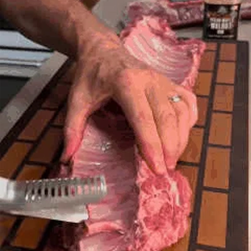 GrillMasterPro™ BBQ-Zange aus Edelstahl – Perfekter Griff für Rippchen & mehr | 1+1 GRATIS