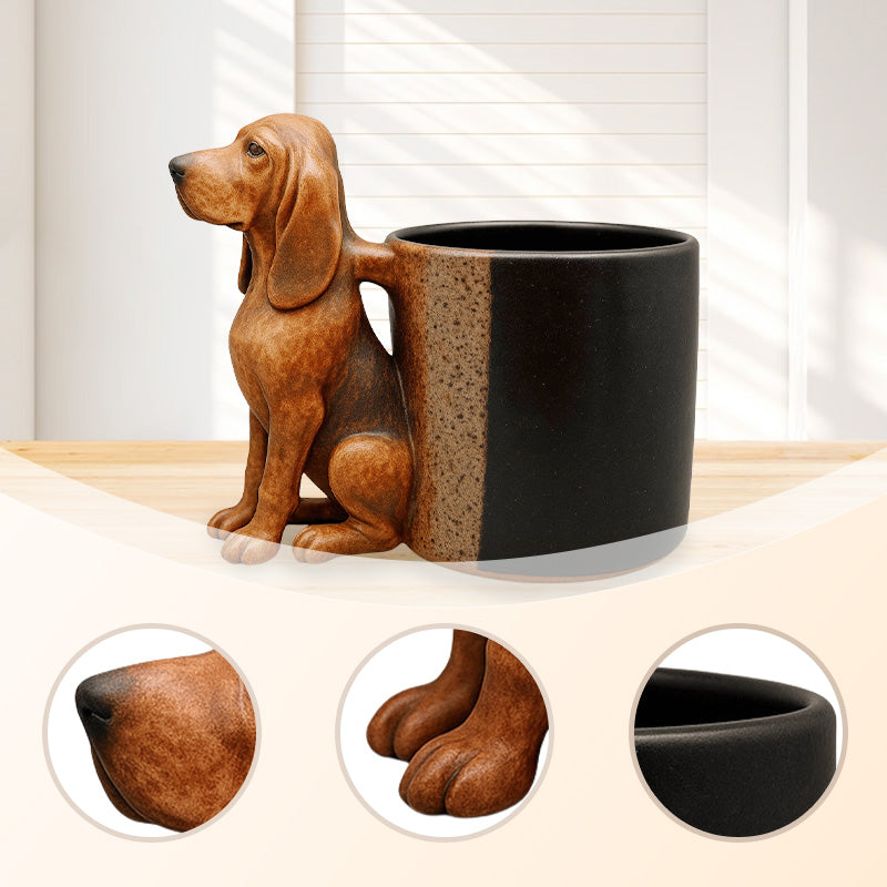 WuffCup™ – Kreativer Dackel-Becher für Deko & Genuss