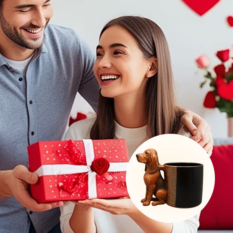 WuffCup™ – Kreativer Dackel-Becher für Deko & Genuss