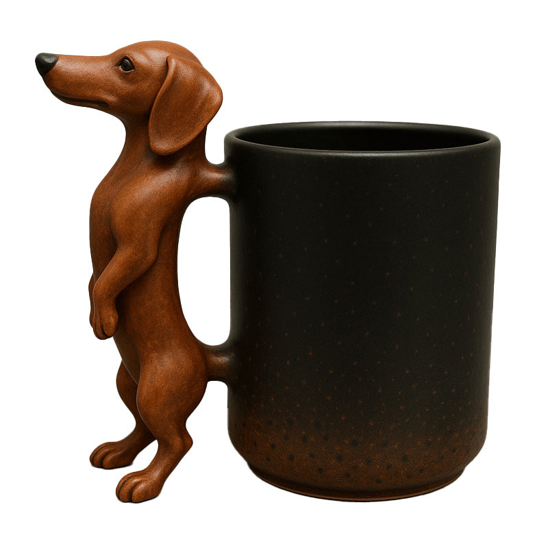 WuffCup™ – Kreativer Dackel-Becher für Deko & Genuss
