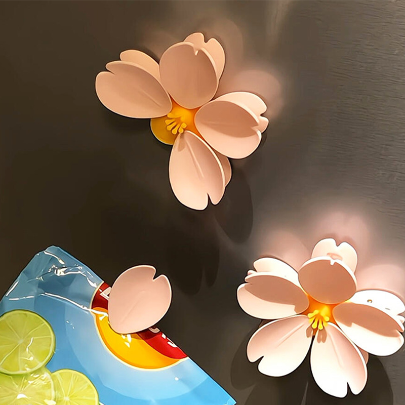 Blumen-Kühlschrankmagnet-Clip für die Aufbewahrung von Lebensmitteln