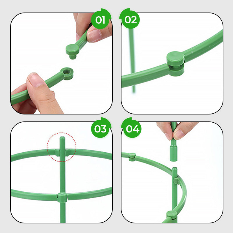GrowFlex™ Abnehmbarer Pflanzenständer mit Stützstäben | 1+1 GRATIS