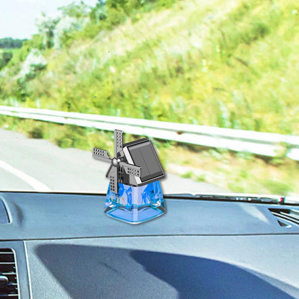 AeroBreeze™ – Solarbetriebener, rotierender Auto-Lufterfrischer mit Windrad-Design & Aromatherapie-Effekt