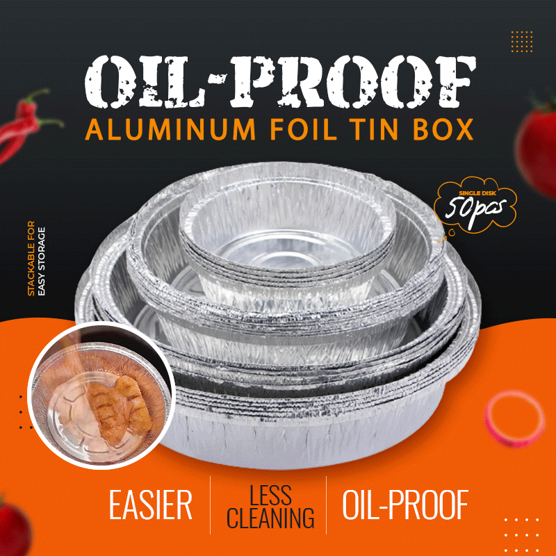 FreshFoil™ Ölfeste Aluminiumbox | 10 + 10 GRATIS