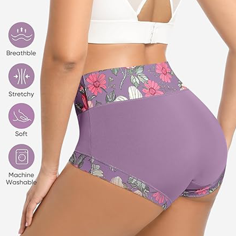 FloraFit™ Damenhöschen mit hoher Taille – Komfort & femininer Stil in perfekter Harmonie