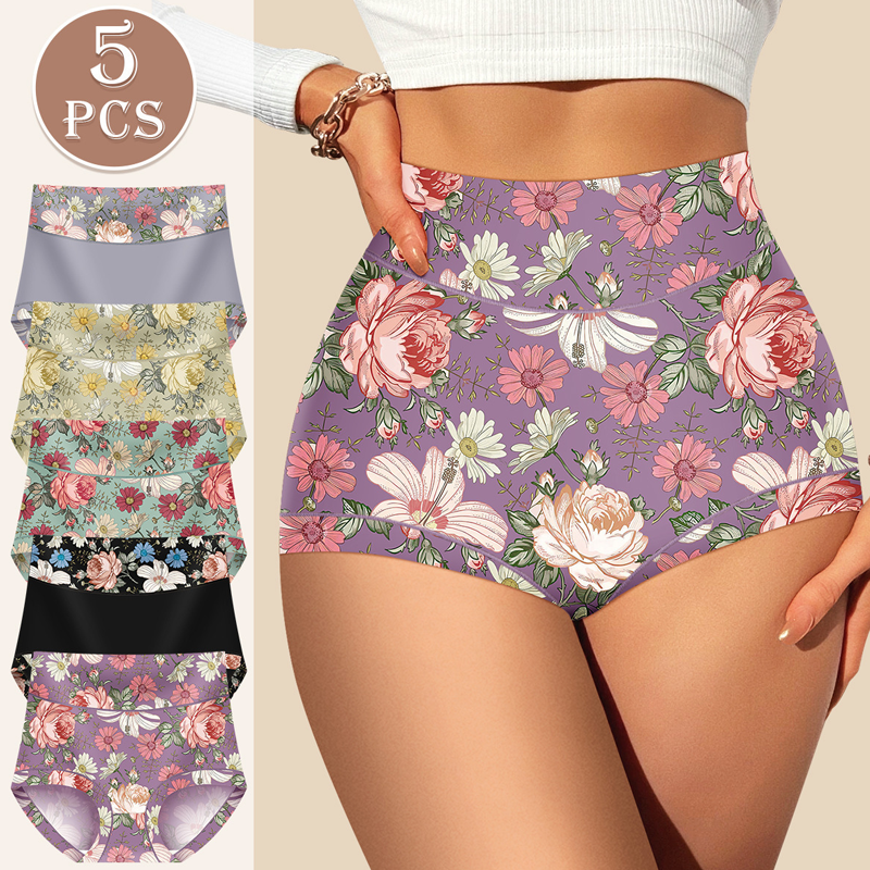 FloraFit™ Damenhöschen mit hoher Taille – Komfort & femininer Stil in perfekter Harmonie