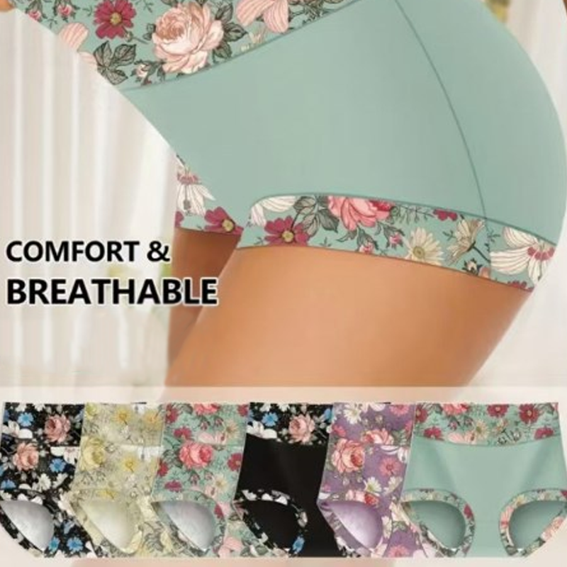 FloraFit™ Damenhöschen mit hoher Taille – Komfort & femininer Stil in perfekter Harmonie