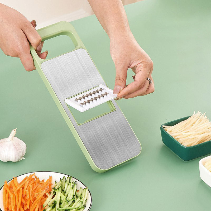SafeSlice™ Multifunktionaler Gemüseschneider mit Handschutz
