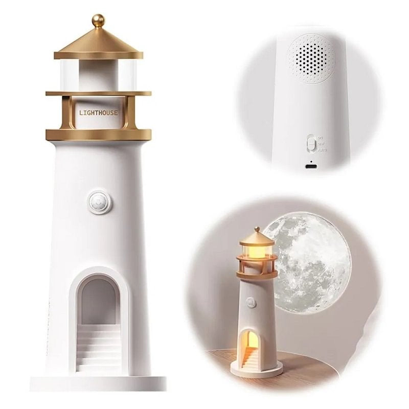LumiTower™ – Kreatives LED-Nachtlicht im Leuchtturm-Design