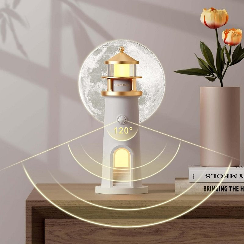 LumiTower™ – Kreatives LED-Nachtlicht im Leuchtturm-Design