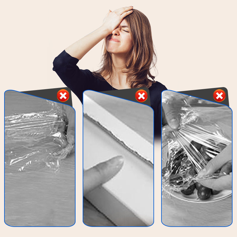 WrapLux® Easy-Cut Stretch Klarsicht-Frischhaltefolie | 1+1 GRATIS