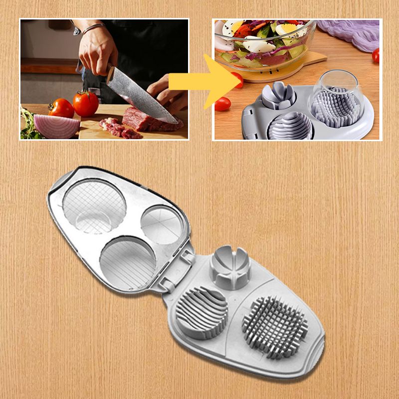 EggMaster™ 3-in-1 Multifunktionaler Eierschneider | 1+1 GRATIS