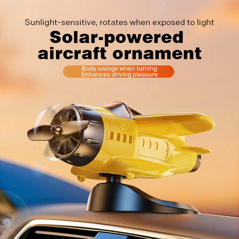 SkyGlow™ Solarflugzeug-Autoornament