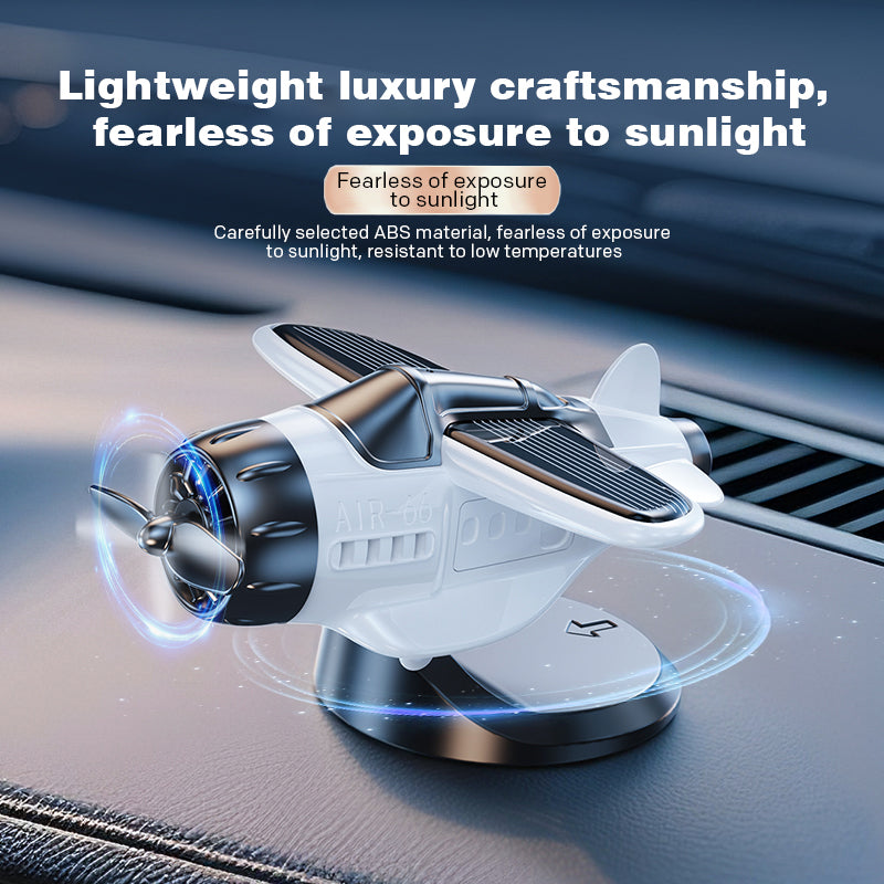 SkyGlow™ Solarflugzeug-Autoornament