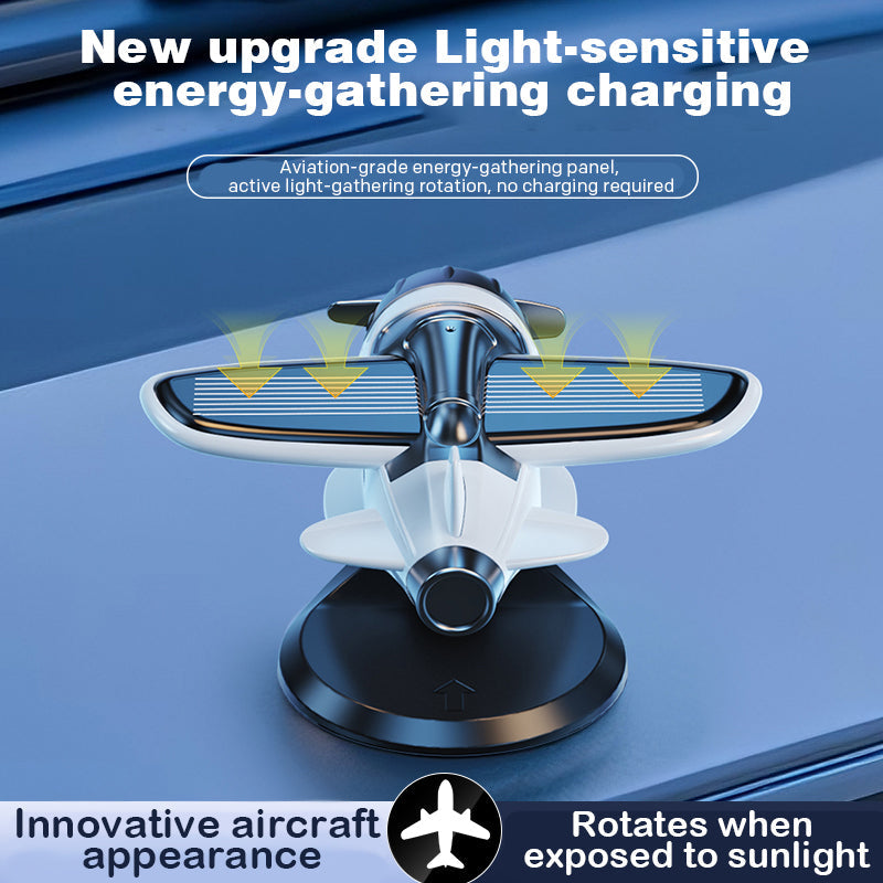 SkyGlow™ Solarflugzeug-Autoornament